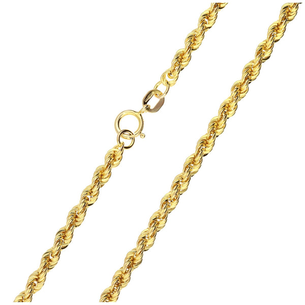 Second Hand 9ct Yellow Gold 18 inch Rope Chain - 4.1g