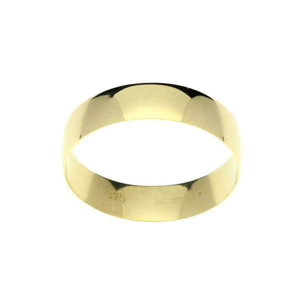 9ct Yellow Gold Polished Wedding Ring - 5mm - 2.20g