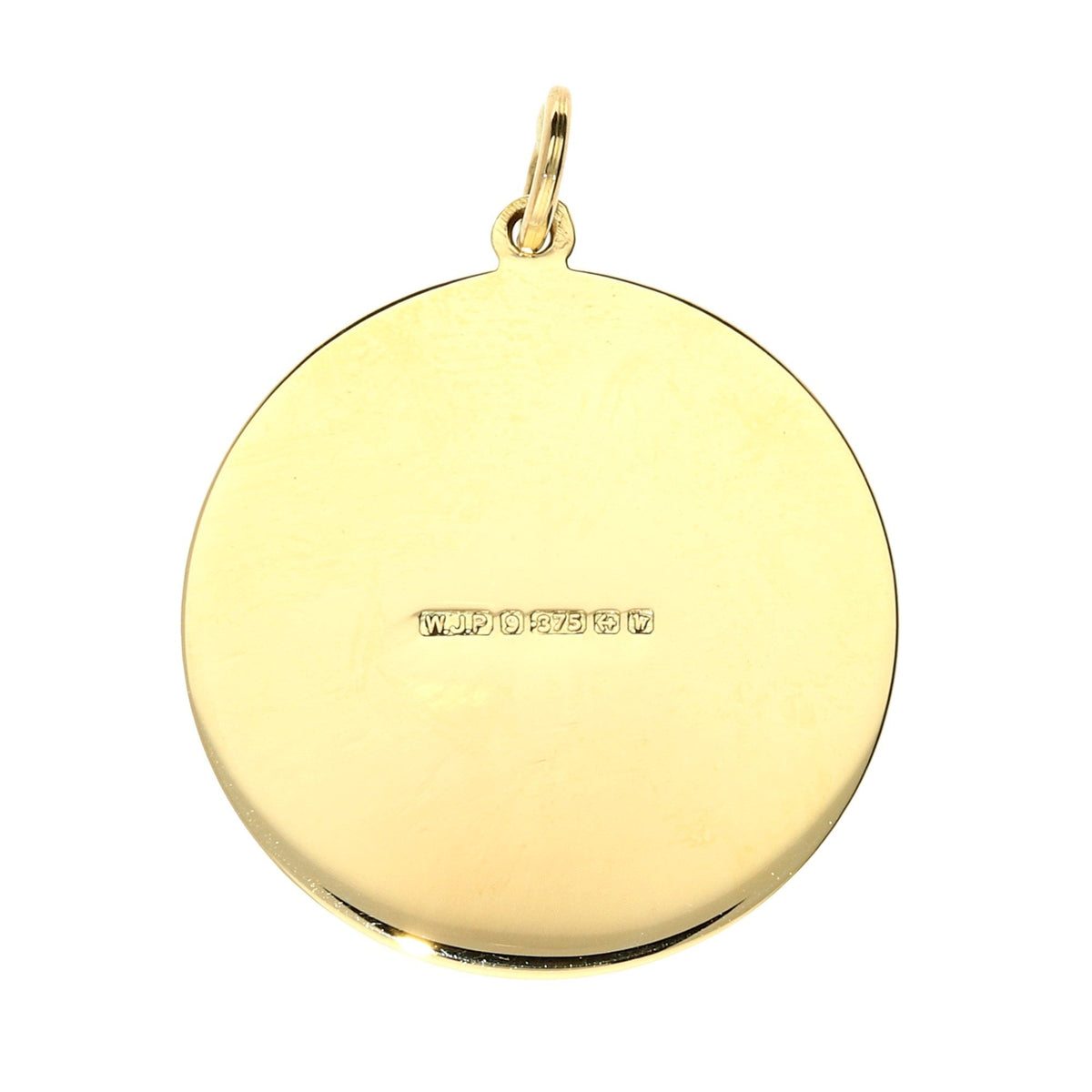 Pre-Loved 9ct Gold Round St Christopher Pendant - 5.4g