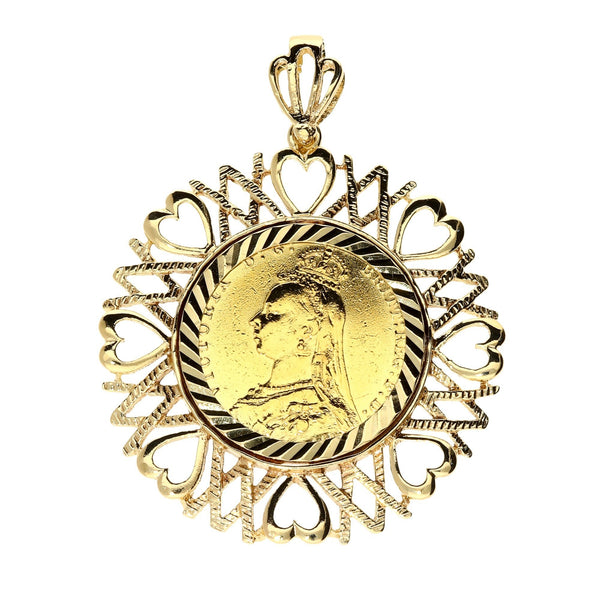 1892 Full Sovereign Pendant - 14.6g