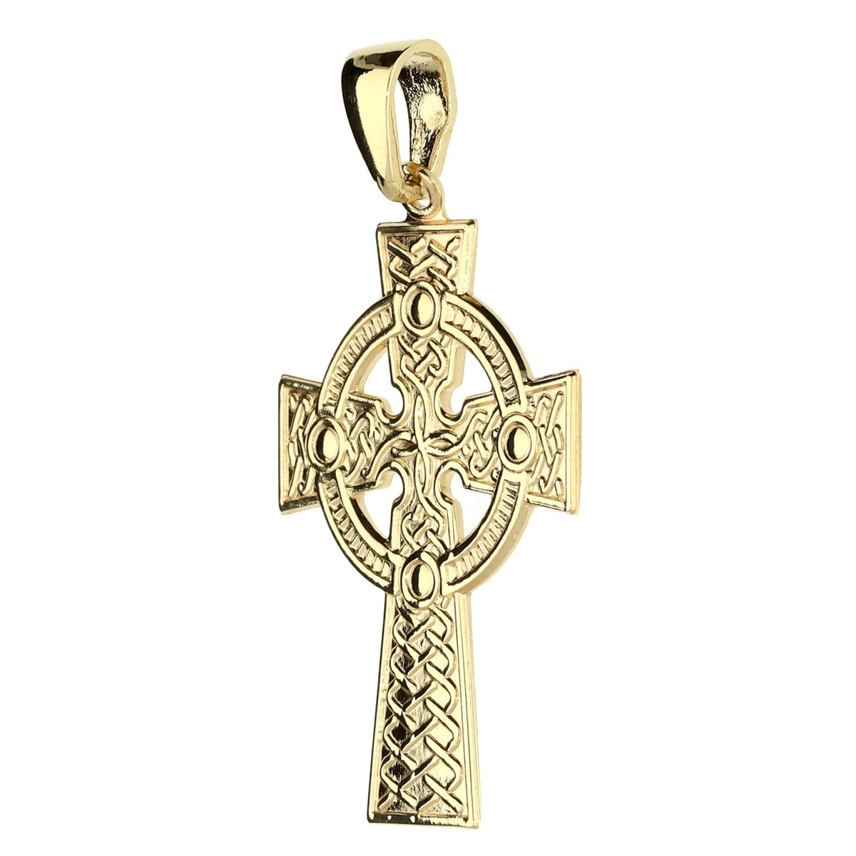 9ct Yellow Gold Celtic Cross - 3.2g