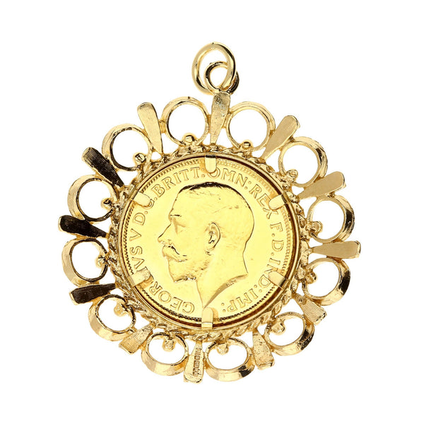 1920 Full Sovereign Pendant - 13.4g