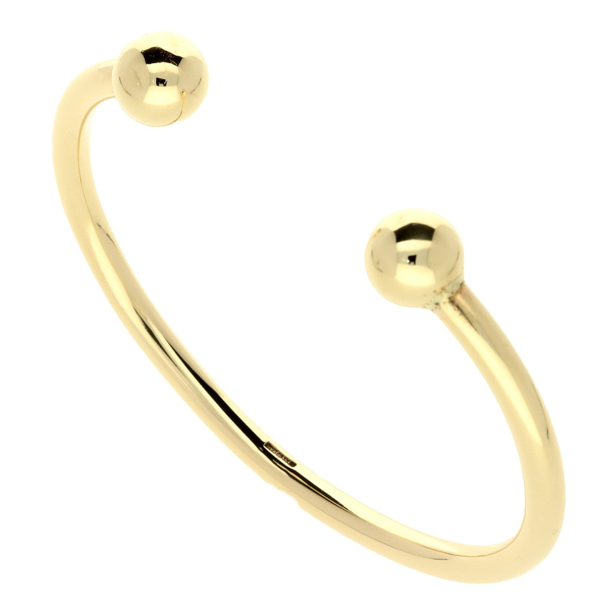 9ct Yellow Gold Torque Bangle 28.5g