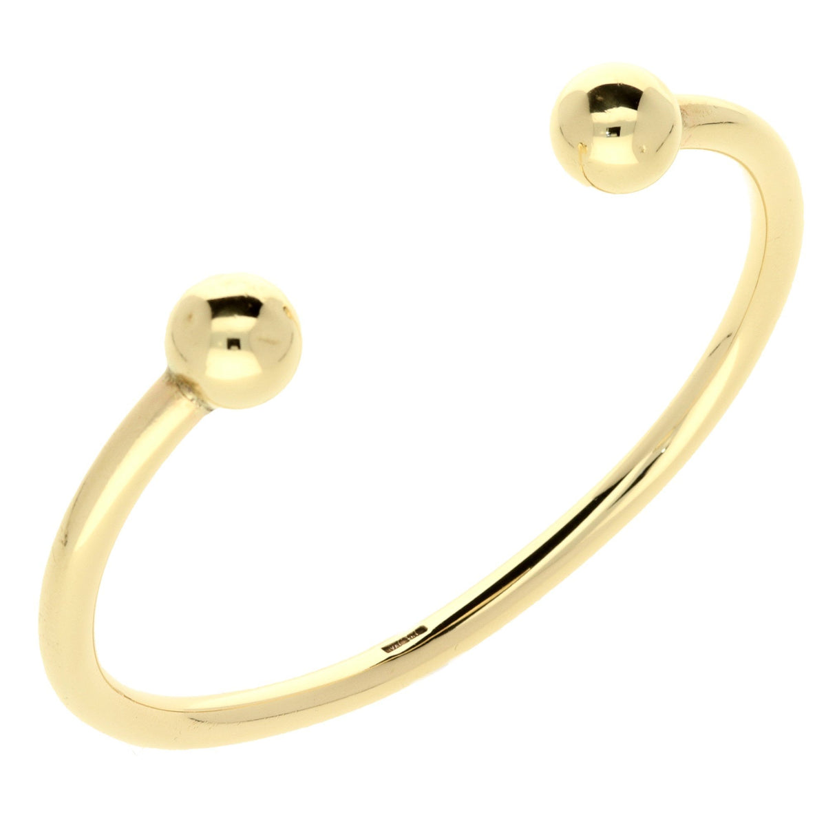 9ct Yellow Gold Torque Bangle 28.5g