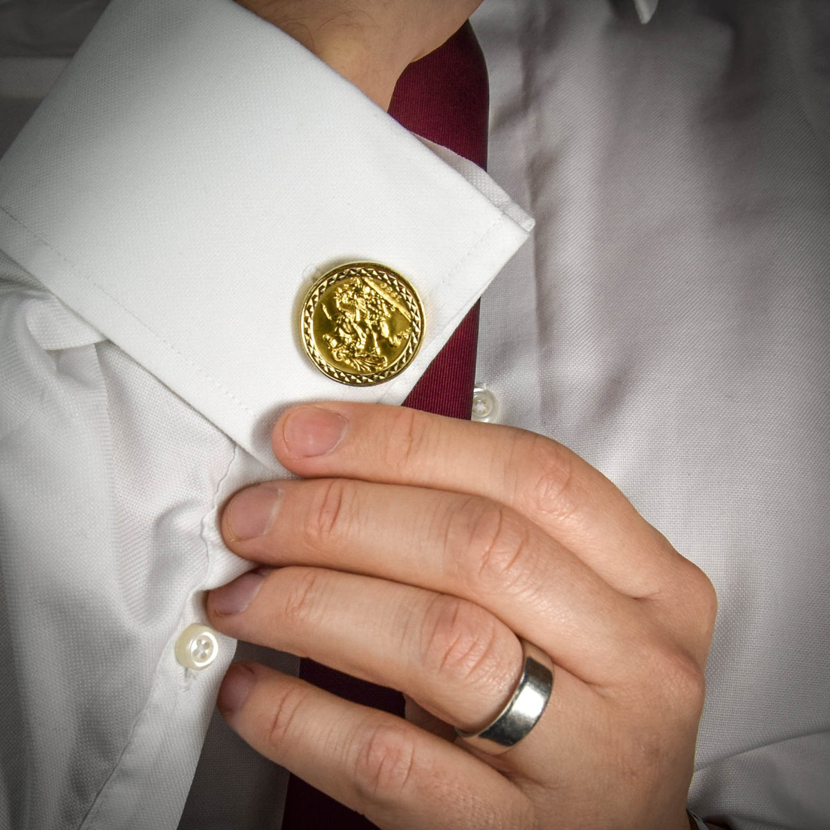 1980 Gold Sovereign Cufflinks - 26.7g
