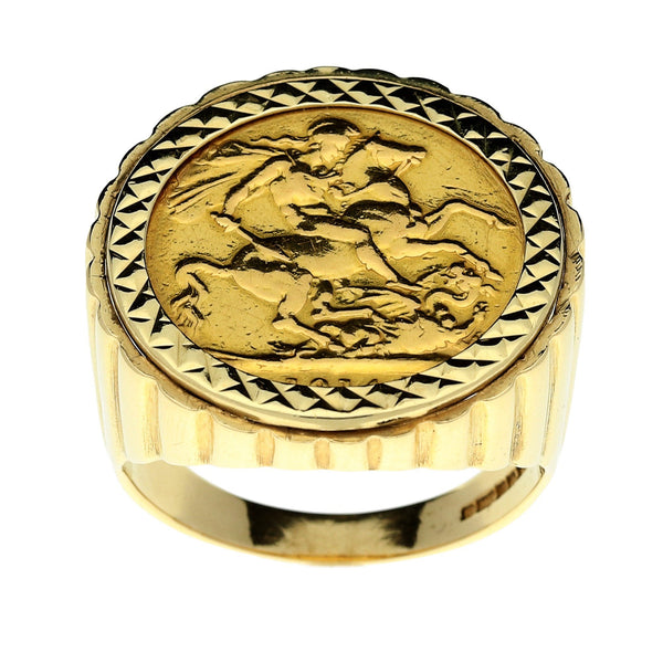 1914 Full-Sovereign Ring - 16.4g