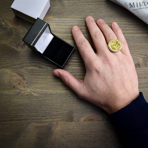 1914 Full-Sovereign Ring - 16.4g