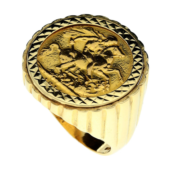 1914 Full-Sovereign Ring - 16.4g