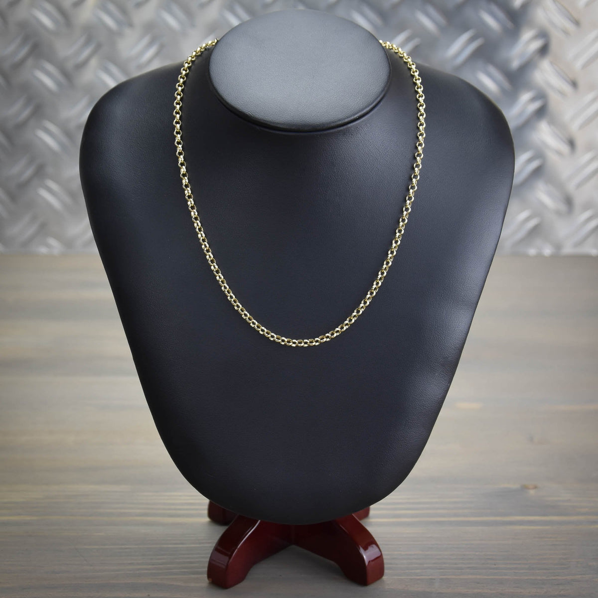 9ct Yellow Gold 24-Inch Belcher Chain - 12.8g