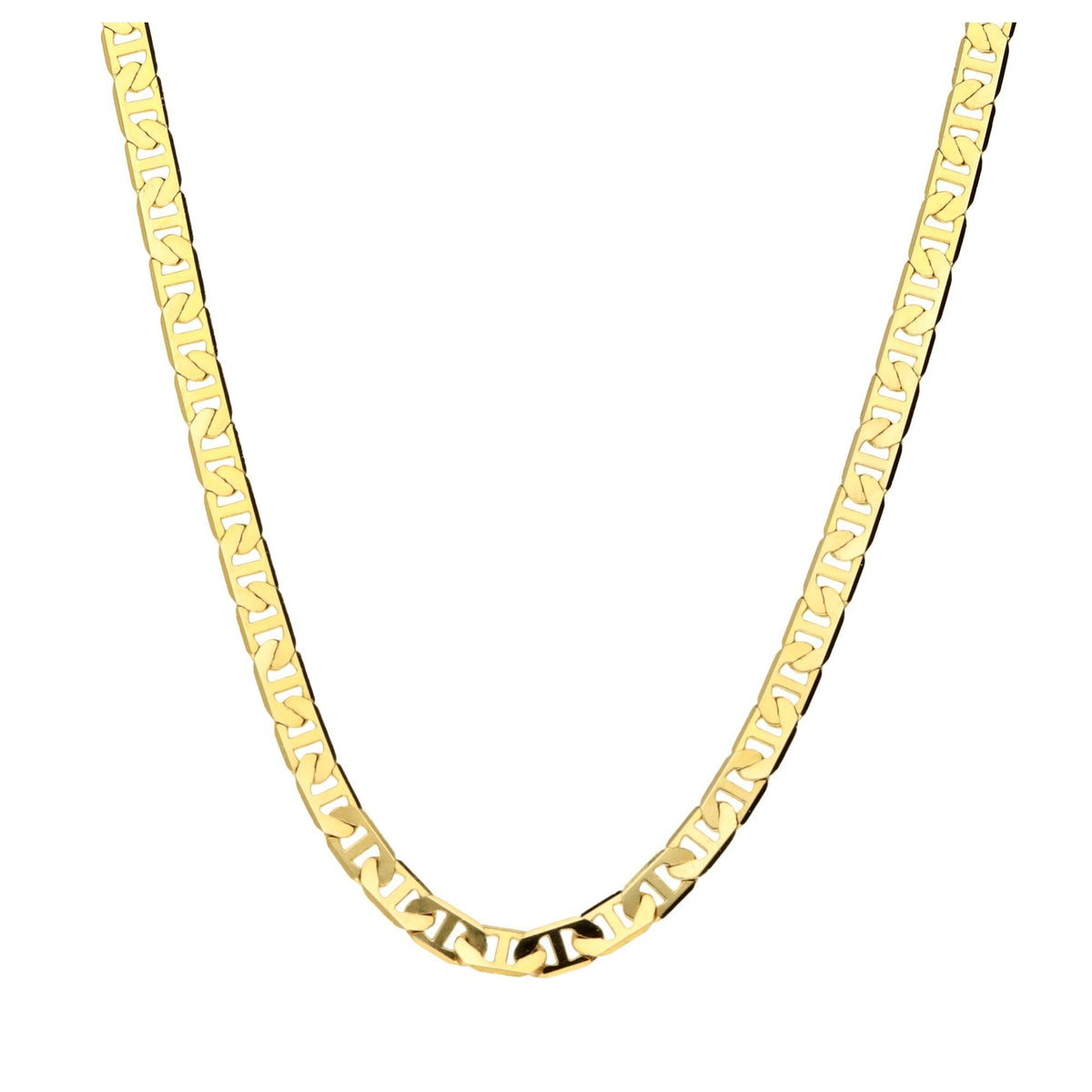 9ct Yellow Gold 19 inch Fancy Chain - 4.6 grams
