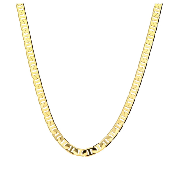 9ct Yellow Gold 19 inch Fancy Chain - 4.6 grams