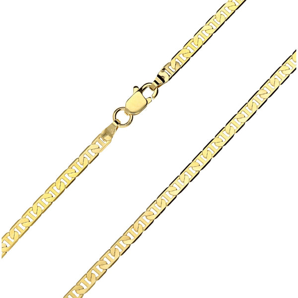 9ct Yellow Gold 19 inch Fancy Chain - 4.6 grams