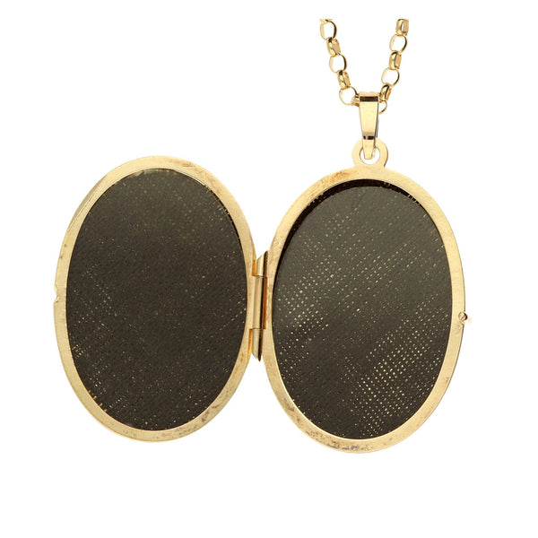 9ct Yellow Gold 22-Inch Chain & Butterfly Locket - 6.1g