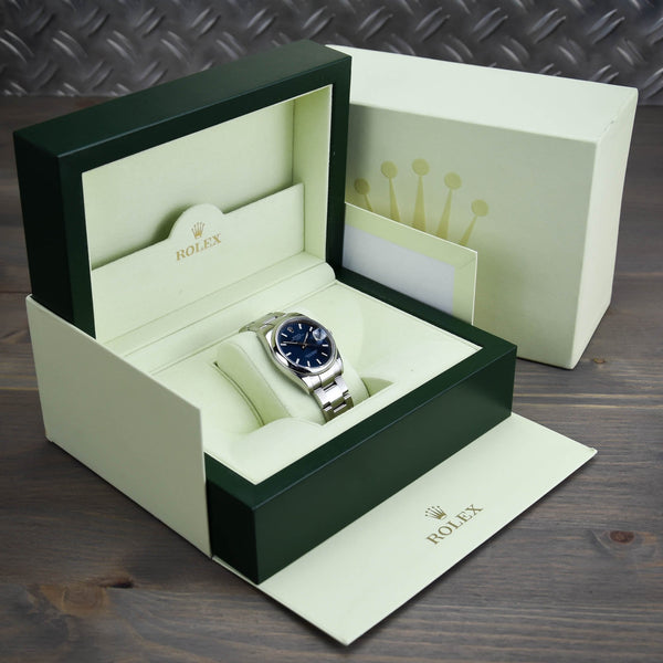 Oyster Perpetual Date 115200 - Blue Dial - 2008