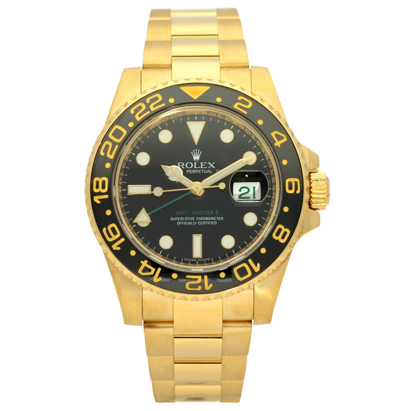GMT-Master II 116718 - Gold Watch - Black Dial - 2007