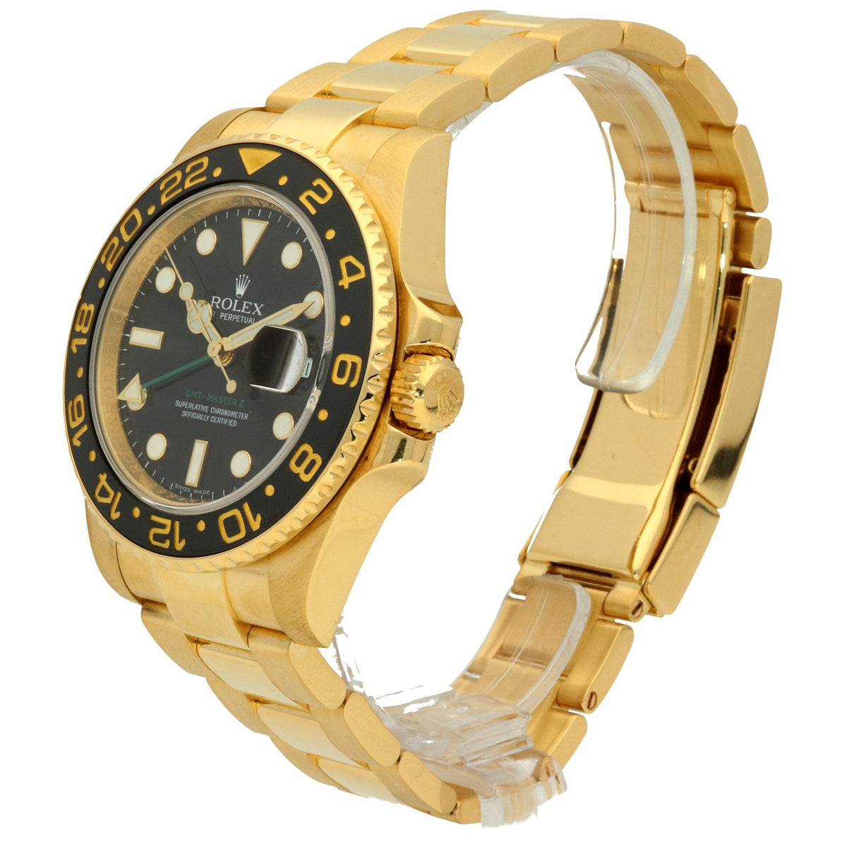 GMT-Master II 116718 - Gold Watch - Black Dial - 2007