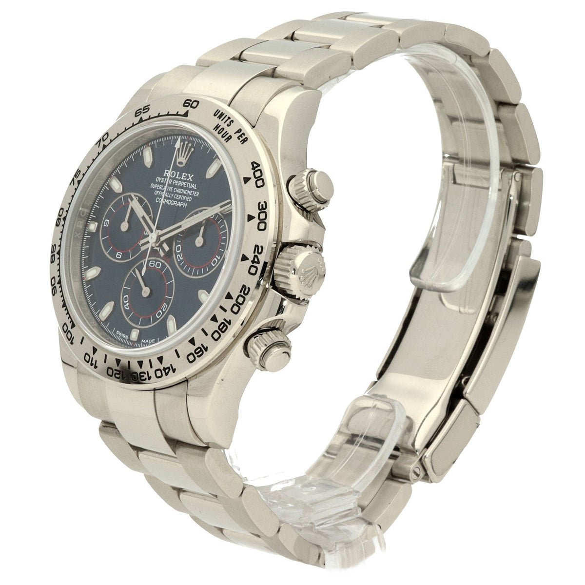 Daytona 116509 - White-Gold Watch - Blue Dial - 2016