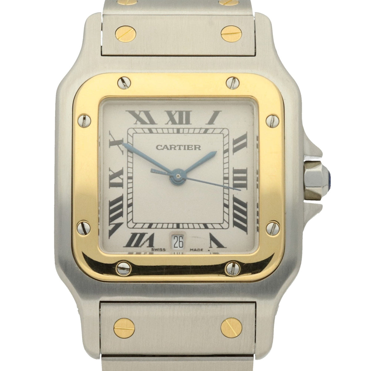 Santos 1566 - 31mm Watch - Cream Dial - Circa 1990