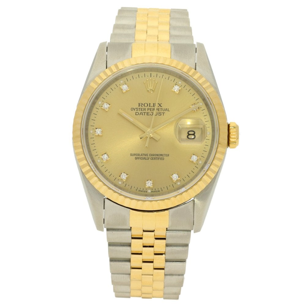 Datejust 16233 - Gents Watch - Diamond Dial - 1995