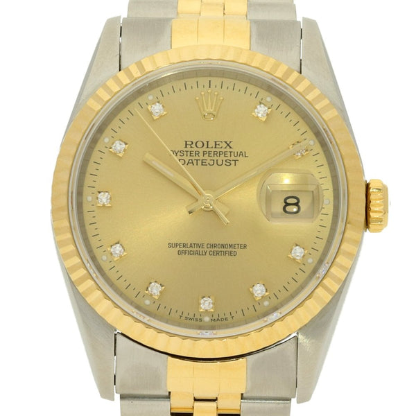 Datejust 16233 - Gents Watch - Diamond Dial - 1995
