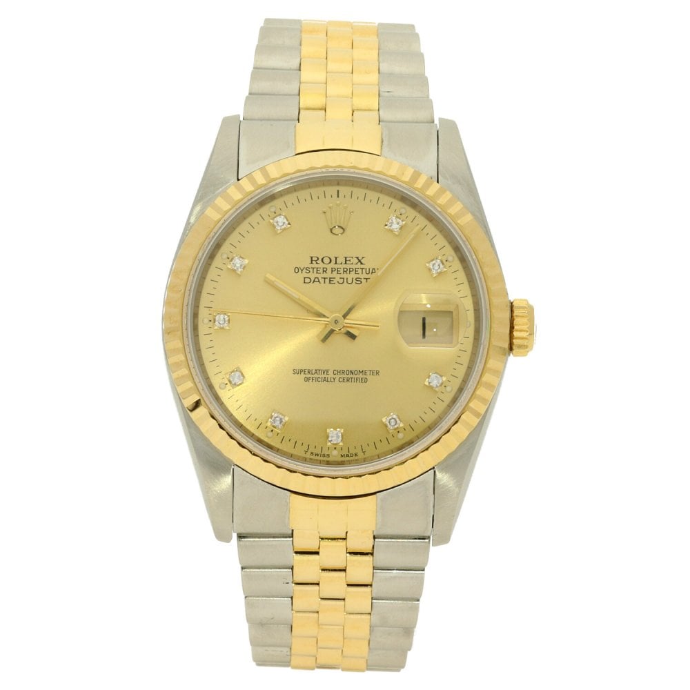 Datejust 16233 - Gents Watch - Diamond Dial - 1990
