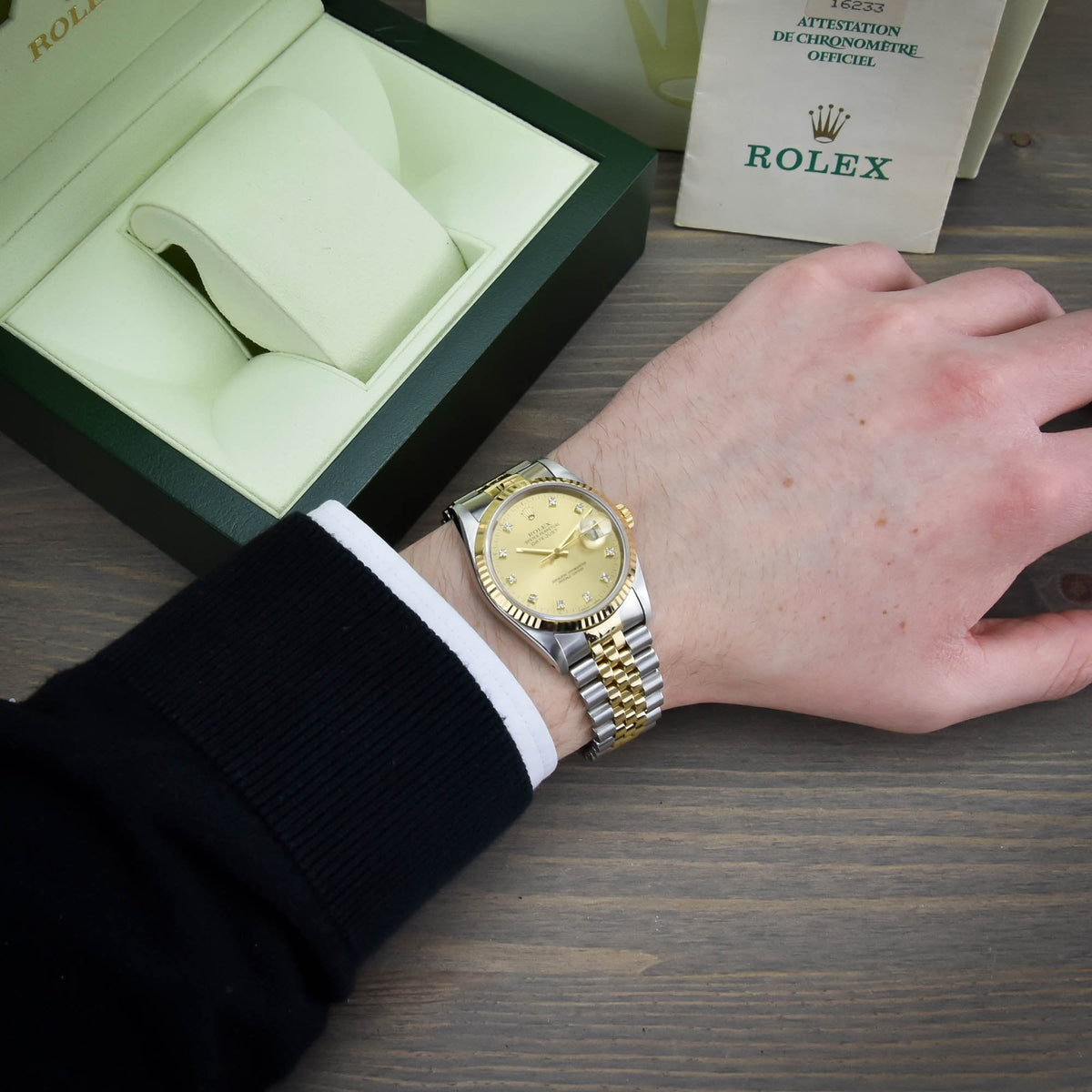 Datejust 16233 - Gents Watch - Diamond Dial - 1990