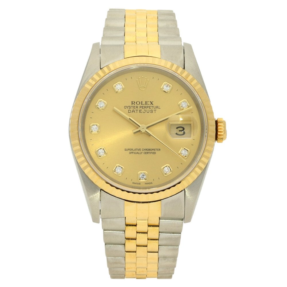 Datejust 16233 - Gents Watch - Diamond Dial - 1996