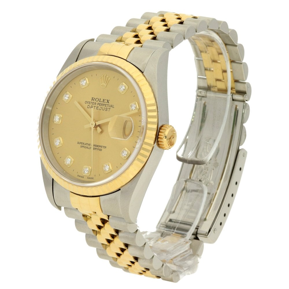 Datejust 16233 - Gents Watch - Diamond Dial - 1996