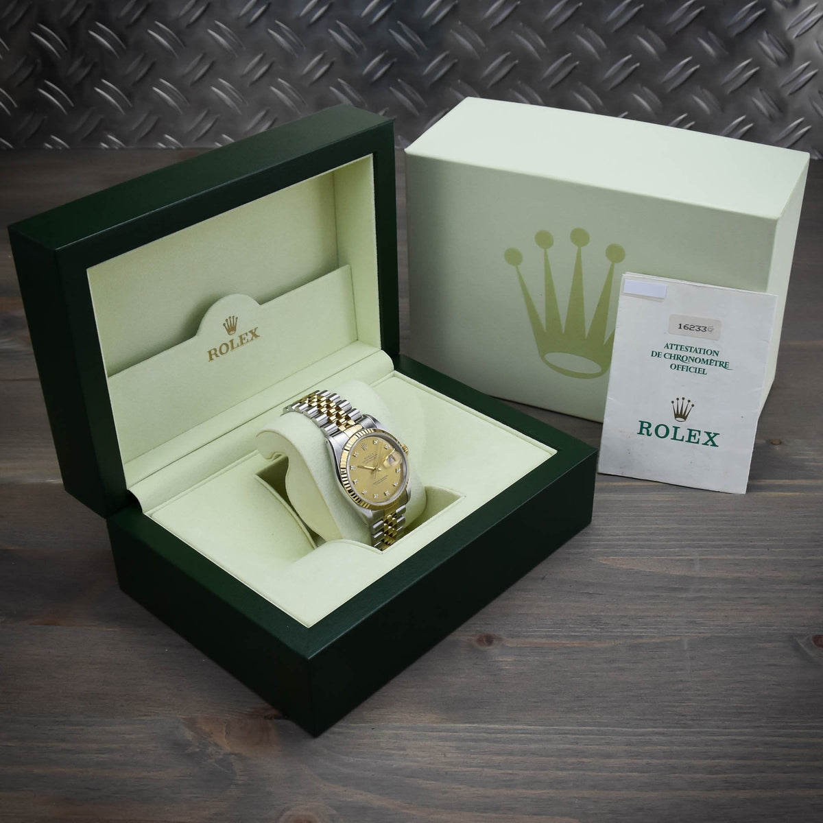Datejust 16233 - Gents Watch - Diamond Dial - 1993