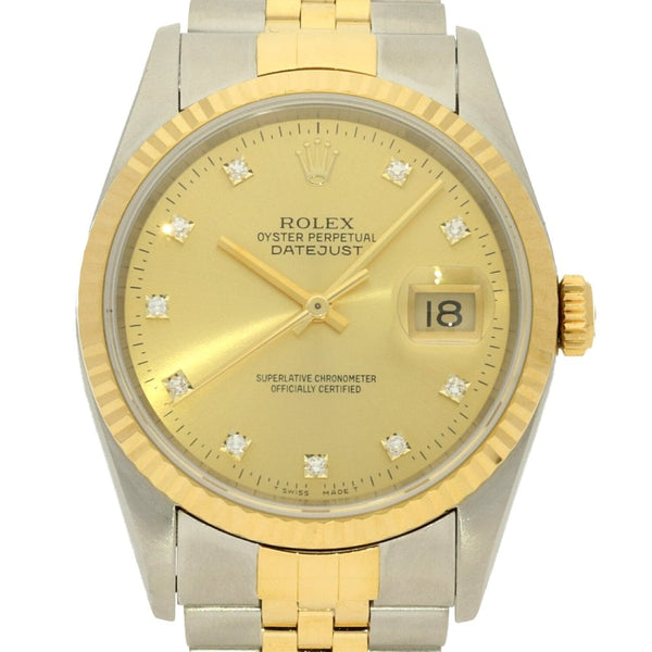 Datejust 16233 - Gents Watch - Diamond Dial - 1993