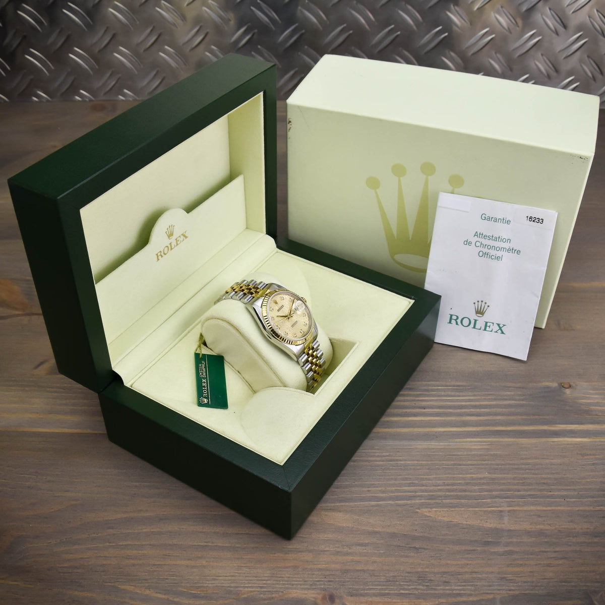 Datejust 16233 - Gents Watch - Diamond Dial - 2002
