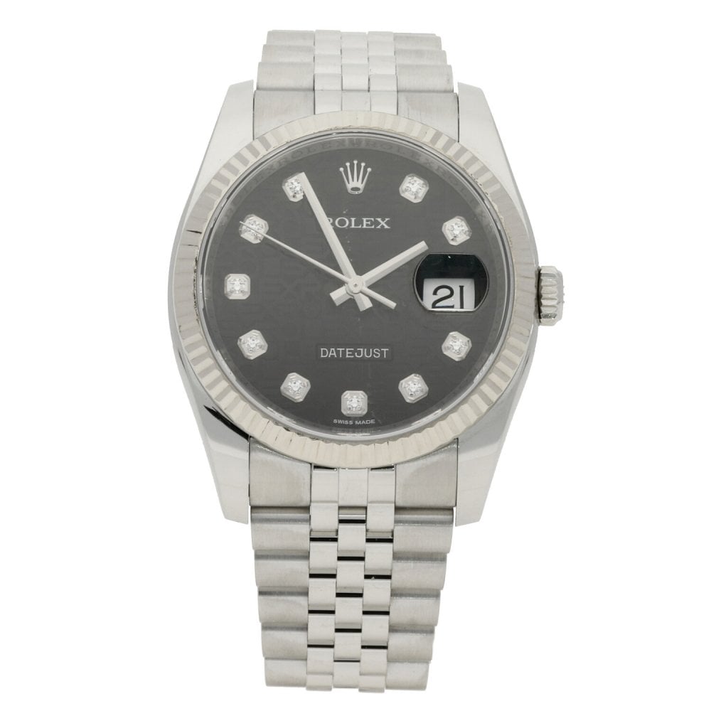 Datejust 116234 – Gents Watch – Diamond Dial – 2015