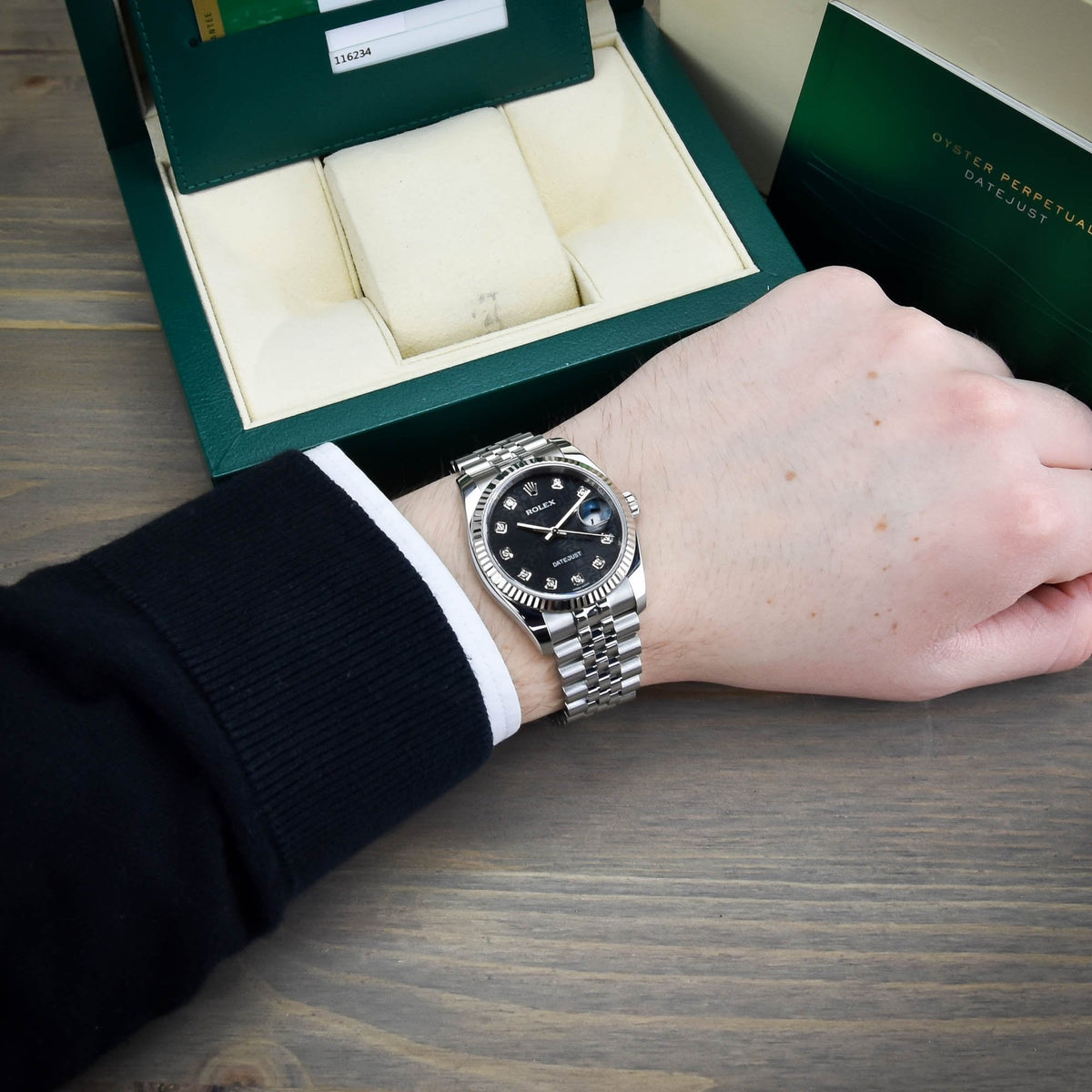 Datejust 116234 – Gents Watch – Diamond Dial – 2015