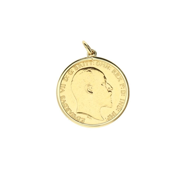 1905 Gold Half-Sovereign Pendant - 4.6g