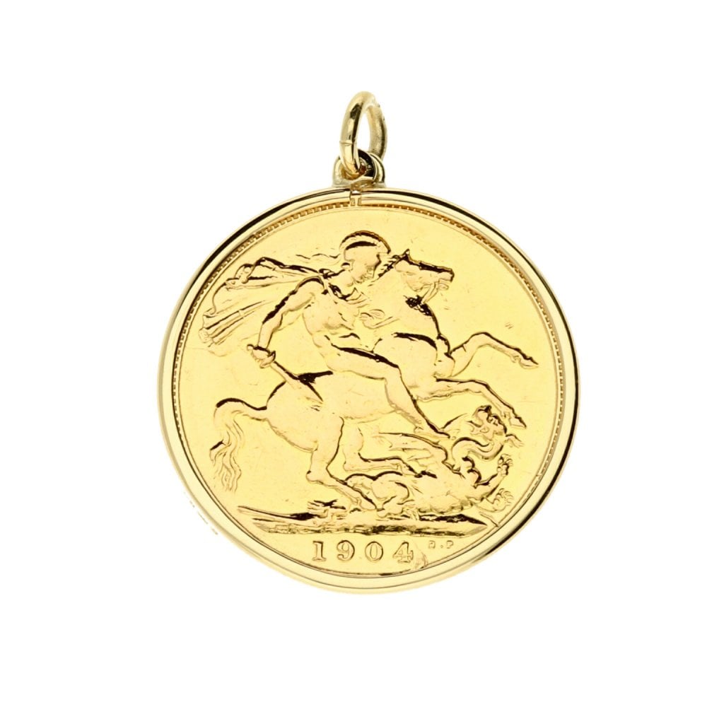 1904 Gold Full-Sovereign Pendant - 8.7g