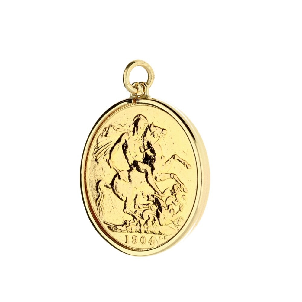 1904 Gold Full-Sovereign Pendant - 8.7g