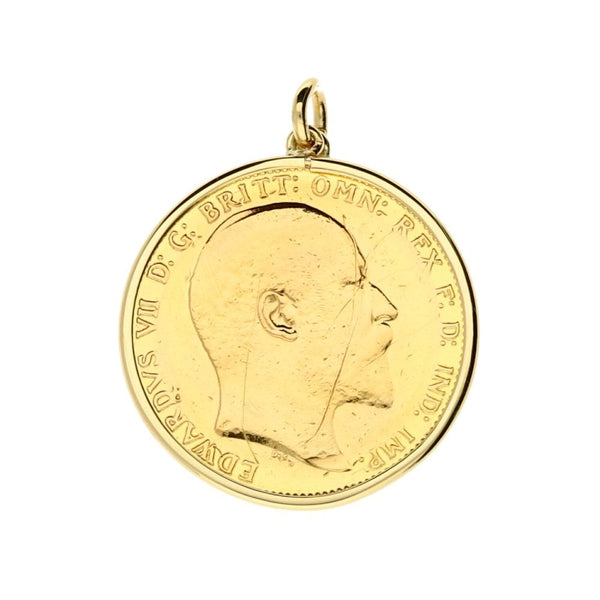 1904 Gold Full-Sovereign Pendant - 8.7g