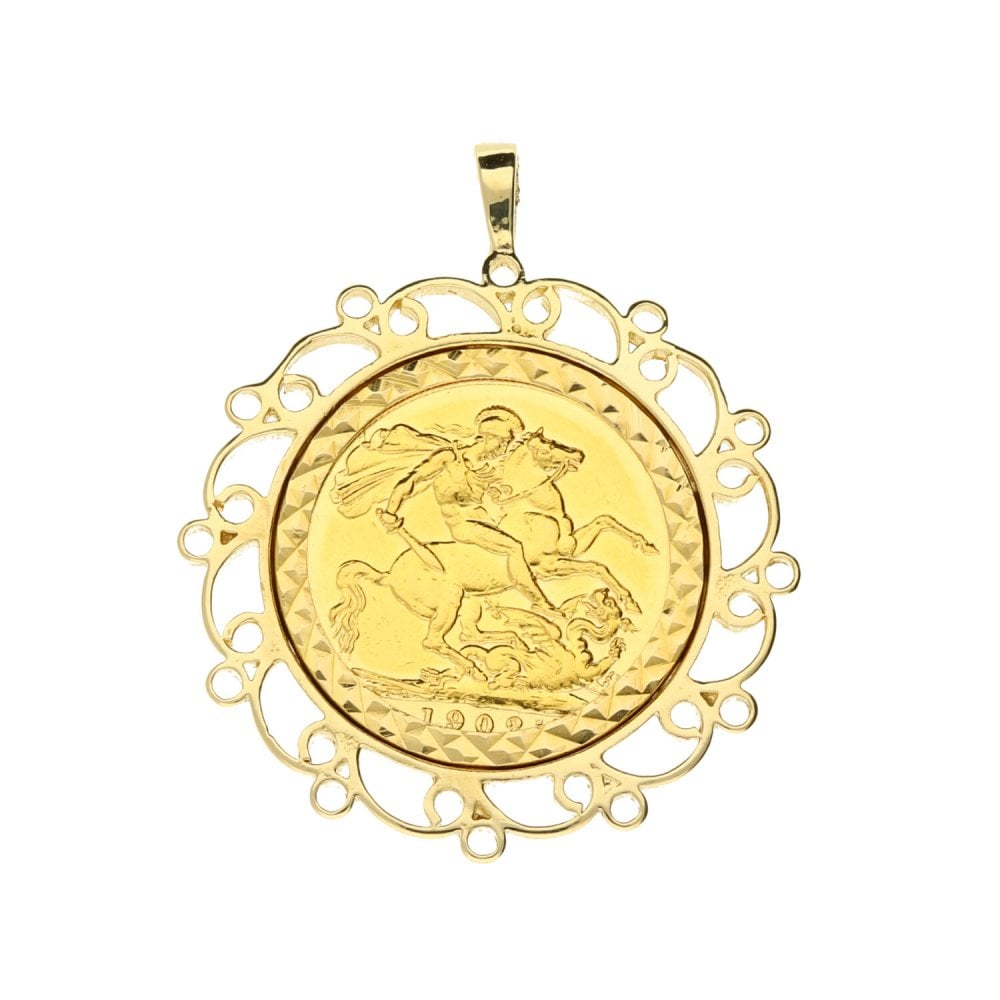 1902 Gold Full-Sovereign Pendant - 13.2g