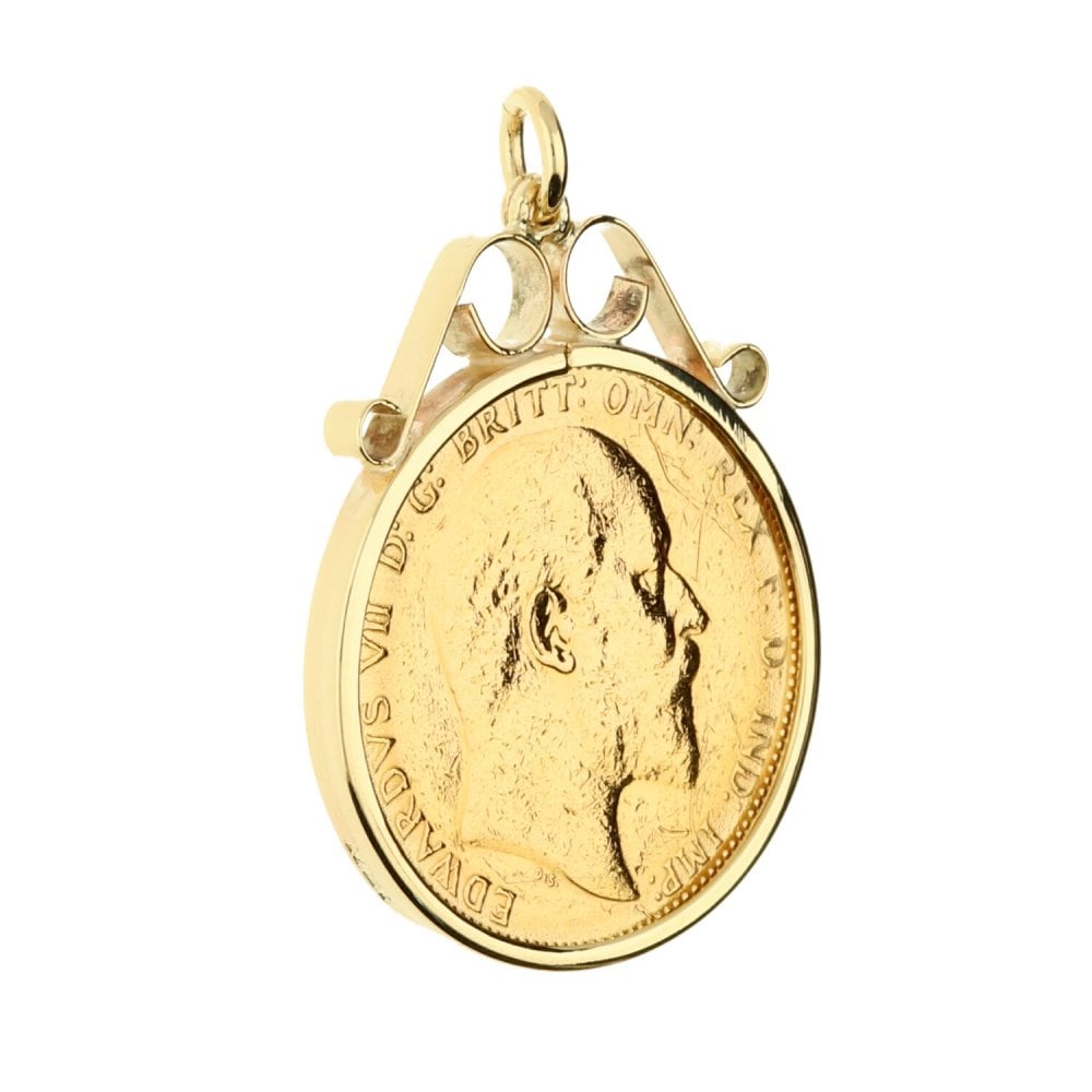 1908 Gold Full-Sovereign Pendant - 9.1g
