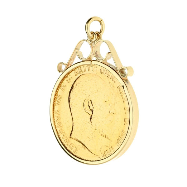 1908 Gold Full-Sovereign Pendant - 9.1g