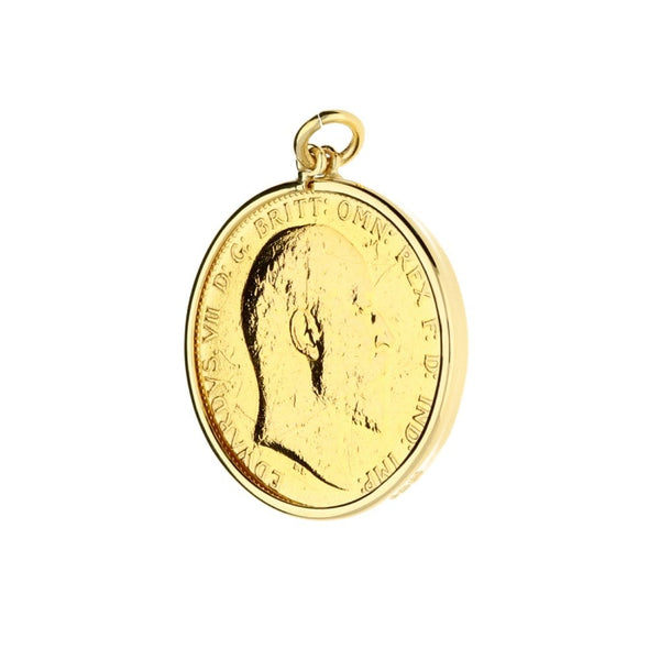 1910 Gold Full-Sovereign Pendant - 8.7g