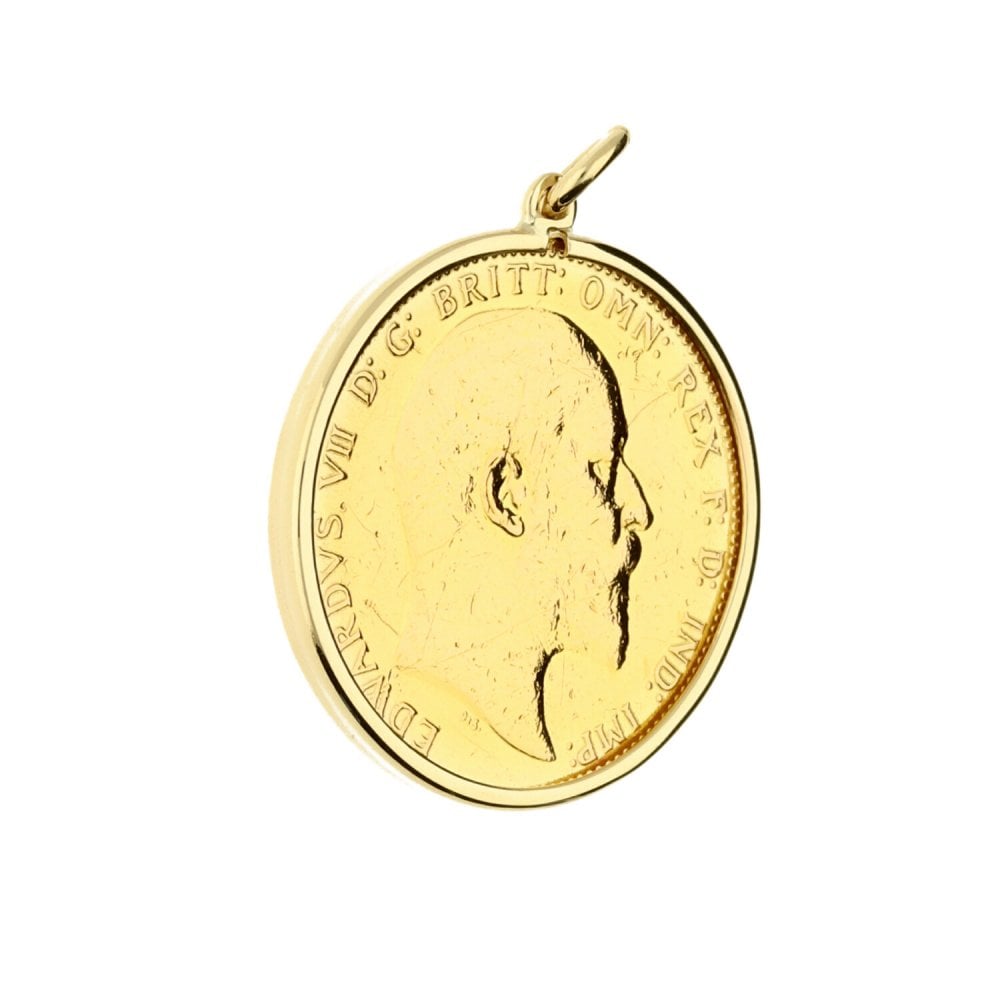 1910 Gold Full-Sovereign Pendant - 8.7g