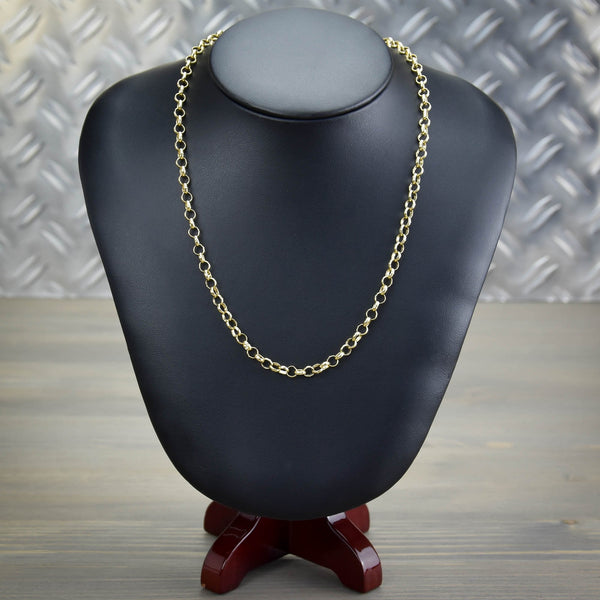 9ct Yellow Gold Belcher Chain - 20.9 grams