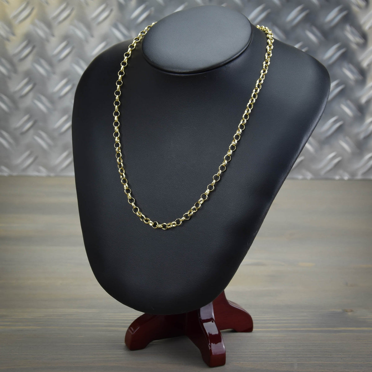 9ct Yellow Gold Belcher Chain - 20.9 grams