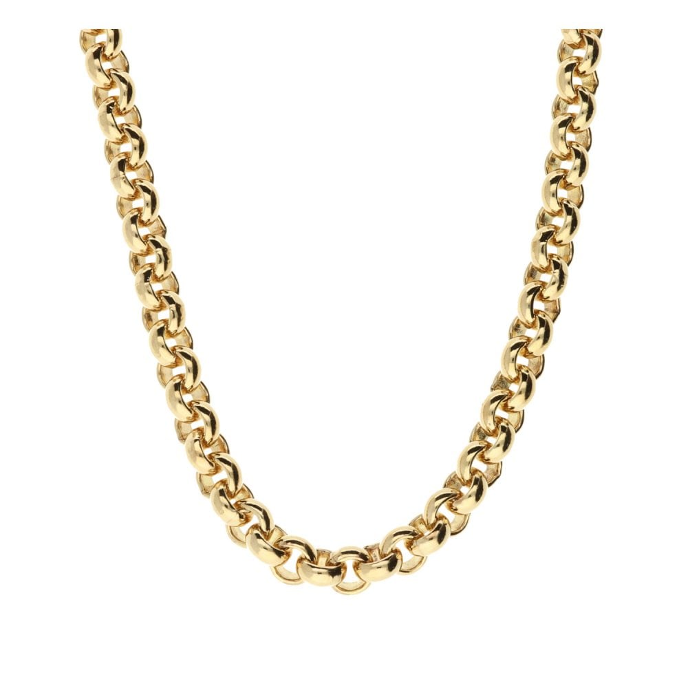 20 inch 9ct Gold Heavy Belcher Chain - 38.5g