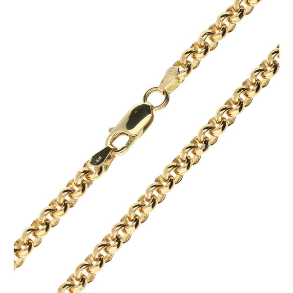 20 inch 9ct Gold Heavy Belcher Chain - 38.5g