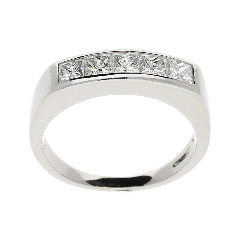 Platinum Gents Diamond Ring - 1.85ct