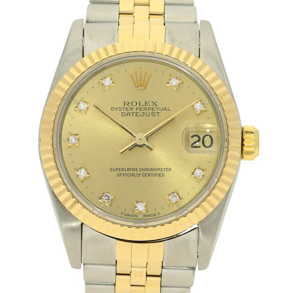 Datejust 68273 - Mid-Size Watch - Diamond Dial - 1992