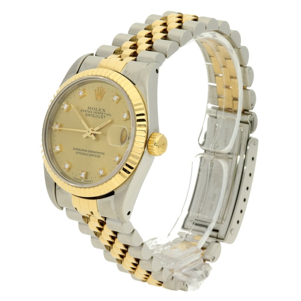 Datejust 68273 - Mid-Size Watch - Diamond Dial - 1992