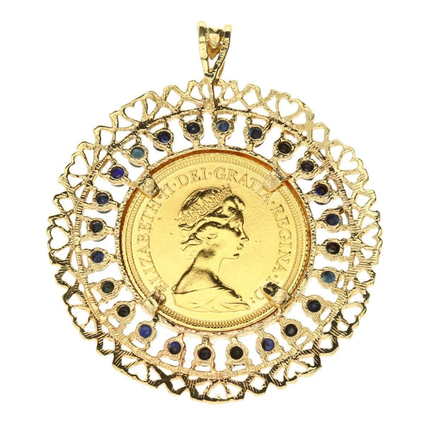 1974 Gold Full-Sovereign Pendant - 15.3g